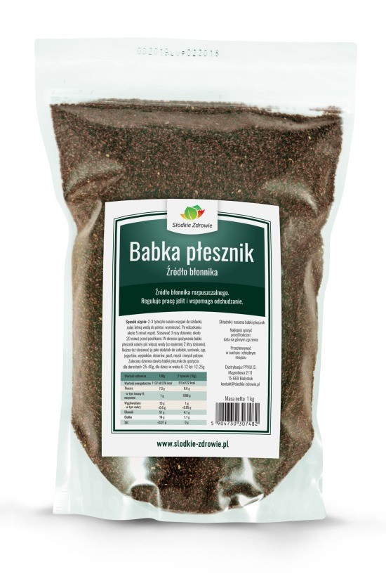 Babka płesznik - błonnik nasiona - 1kg